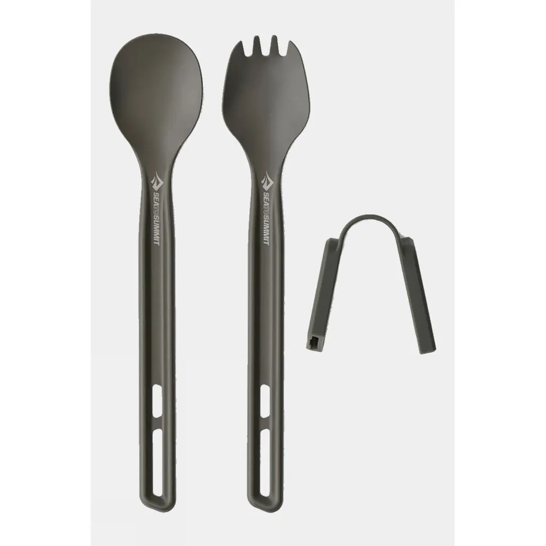 Frontier Ultralight 2 Piece Long Handle Spoon & Spork Cutlery Set