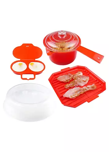 Good2Heat Microwave Cookware 4 Piece Breakfast Set | Kaleidoscope