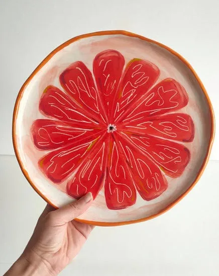 Grapefruit Large Plate