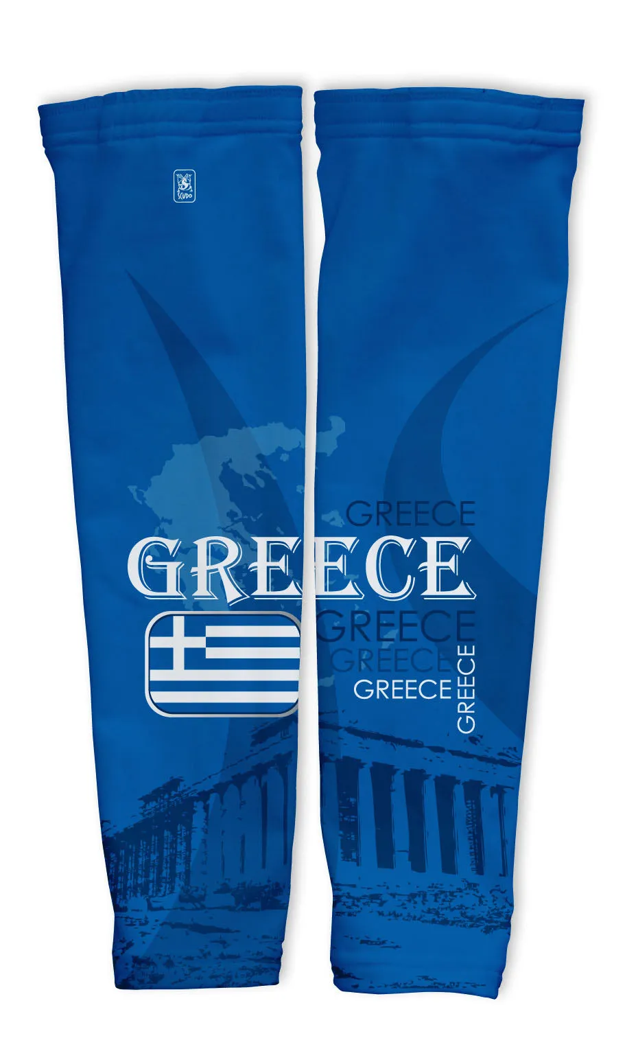 Greece Compression Arm Warmers Sleeves Unisex Walking/Cycling/Running/Golf