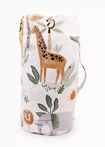 Happy Linen Co. Jungle Safari Reversible Sleeping Bag | Kaleidoscope