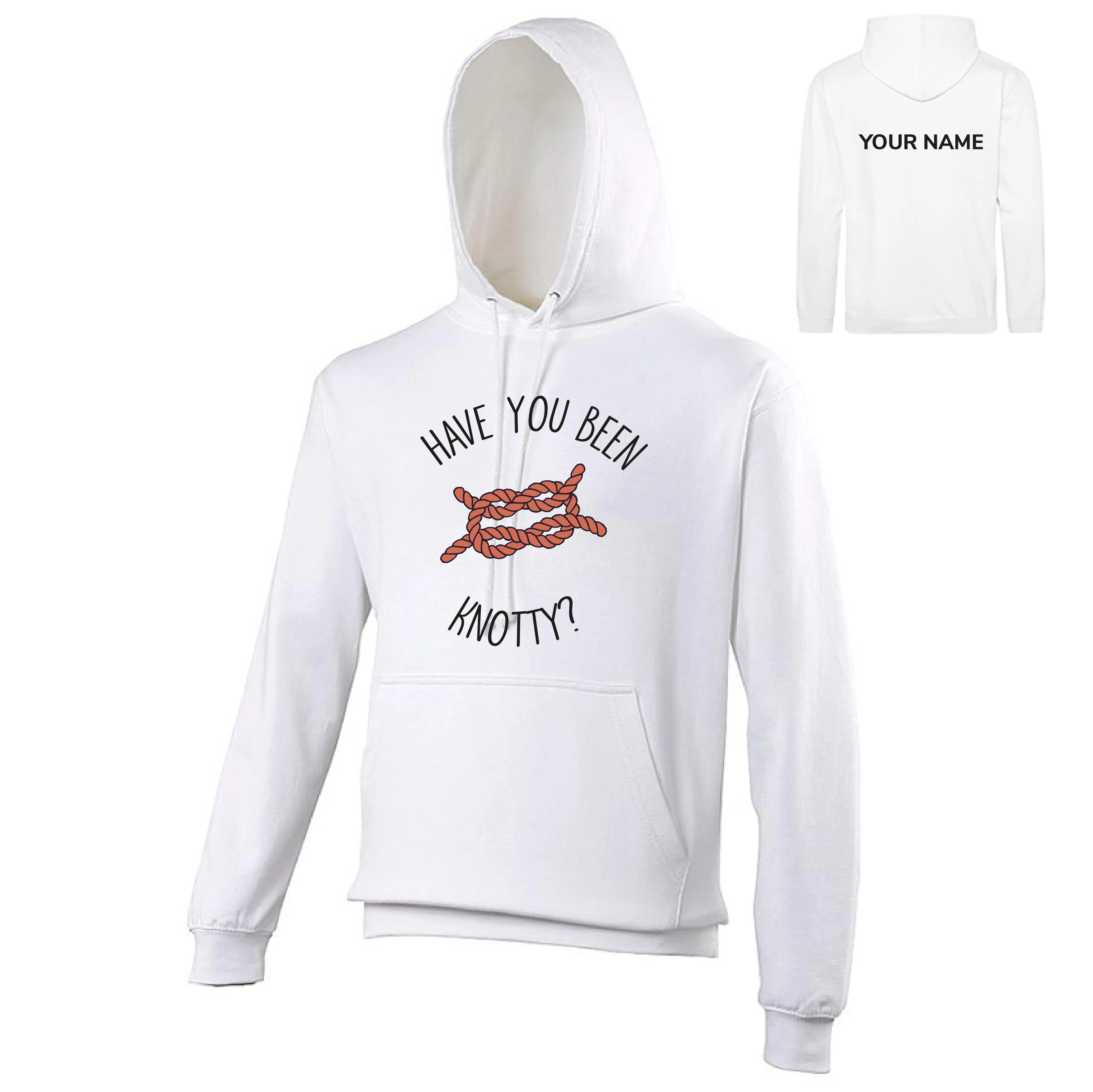 Have You Been Knotty? Hoodie - White - Youth