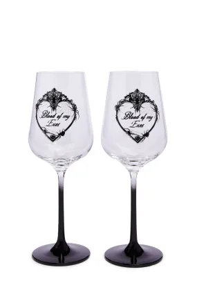 Heart's Vendetta Wine Glass Set-