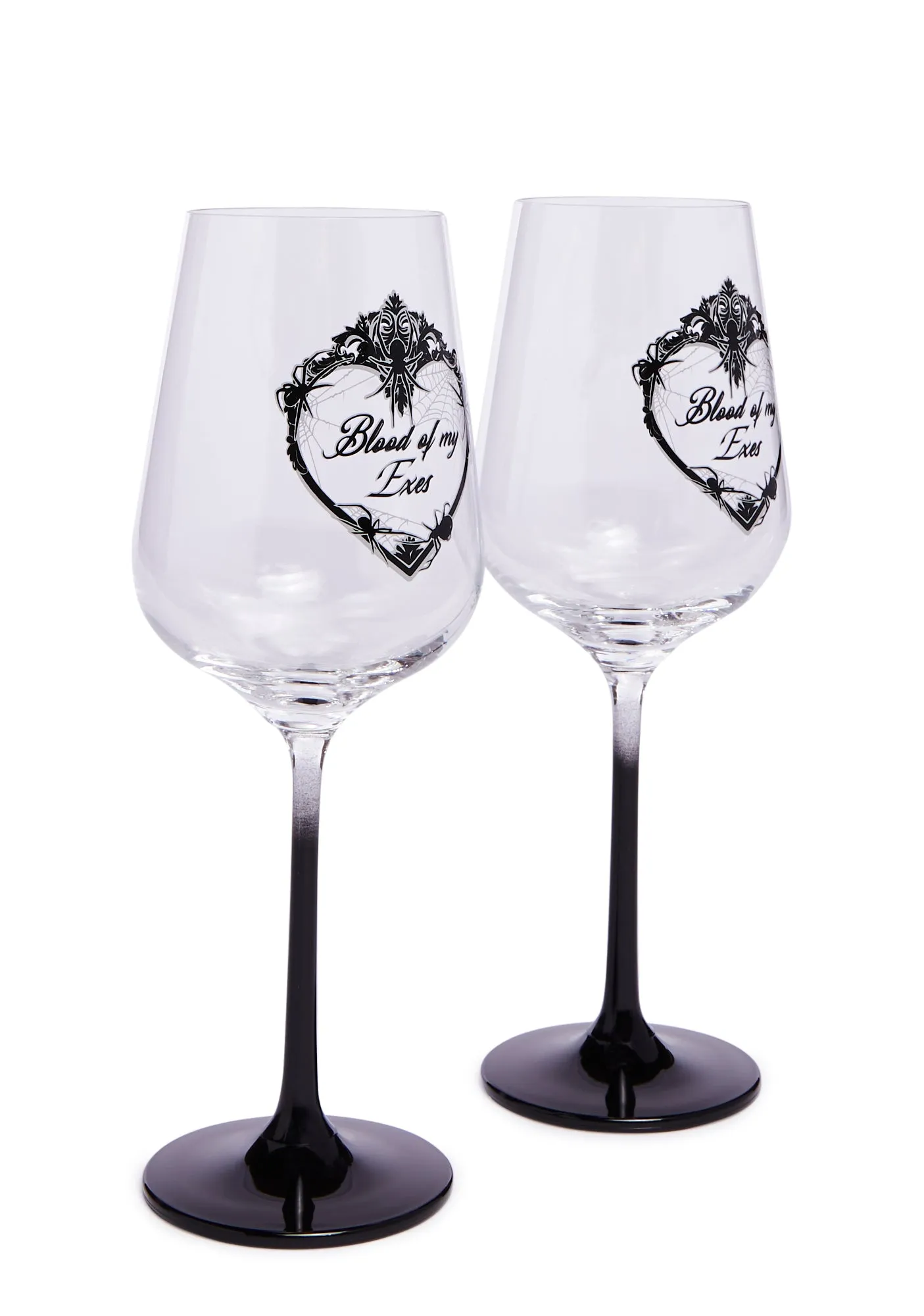 Heart's Vendetta Wine Glass Set-