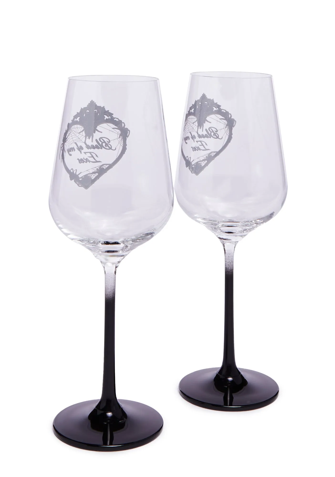 Heart's Vendetta Wine Glass Set-