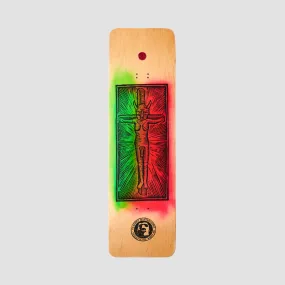 Heathen x Mia Uncut Cross Skateboard Deck - 9.75