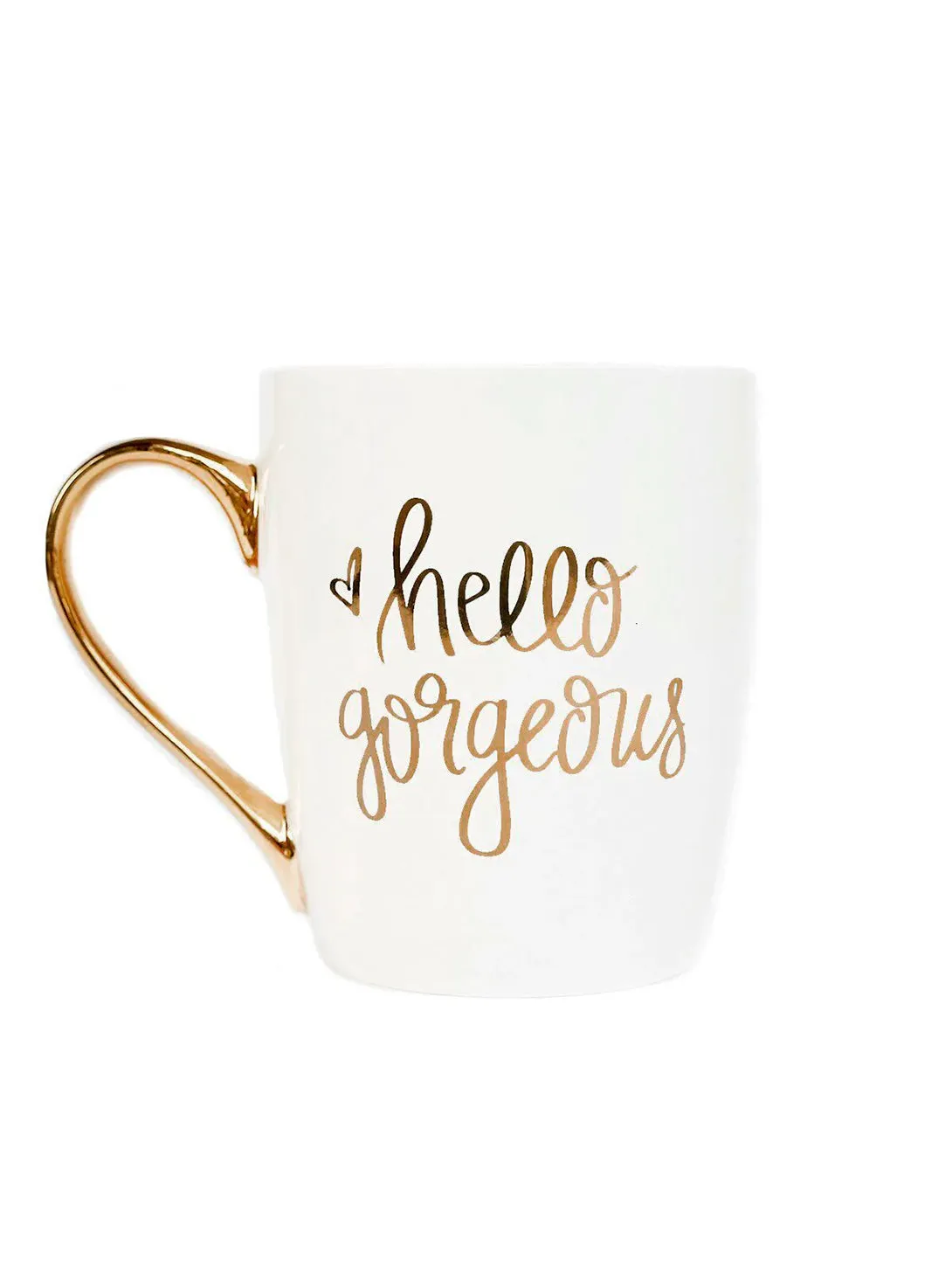 Hello Gorgeous Coffee Mug - Gold