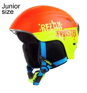 helmet Relax Twister - RH18A7/Matte Neon Red/Neon Yellow - unisex junior