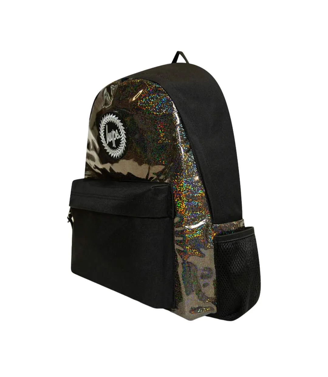 Holo glitter backpack one size black Hype