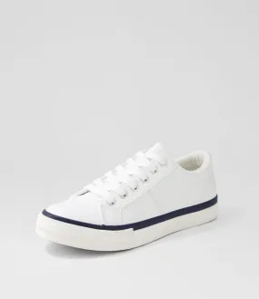 I LOVE BILLY Jaiha White Navy Sneakers