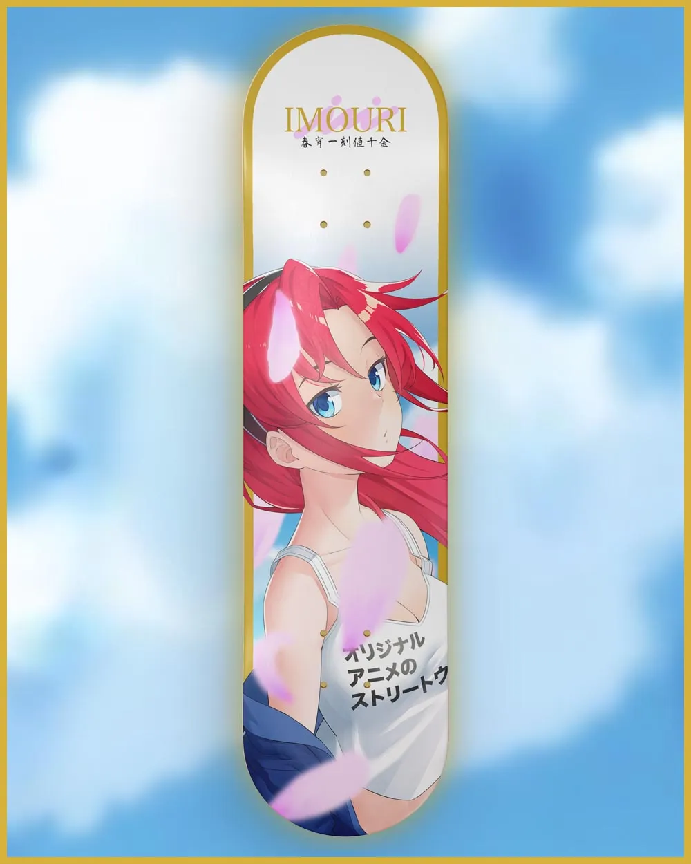 Imouri Sakura Skateboard Deck