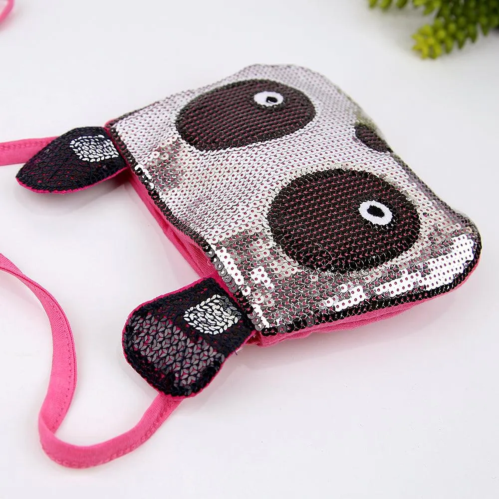 Imported Stylish Sequin Cross Body Cotton Bag For Girls