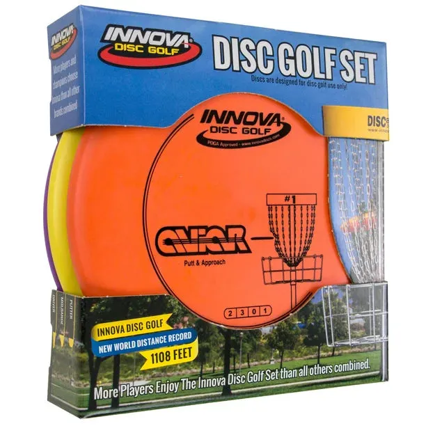 INNOVA DISC GOLF SET (DX PLASTIC)