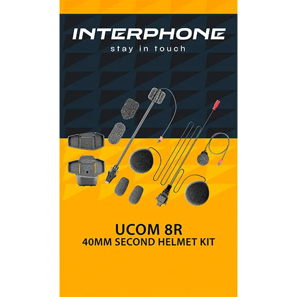 Interphone 40mm Second Helmet Kit for UCOM 8R