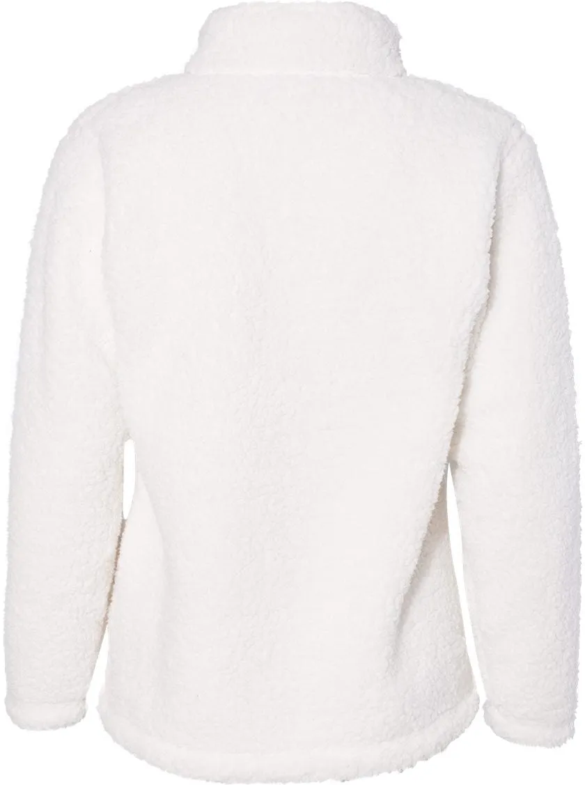 J. America Women’s Epic Sherpa Quarter-Zip Pullover