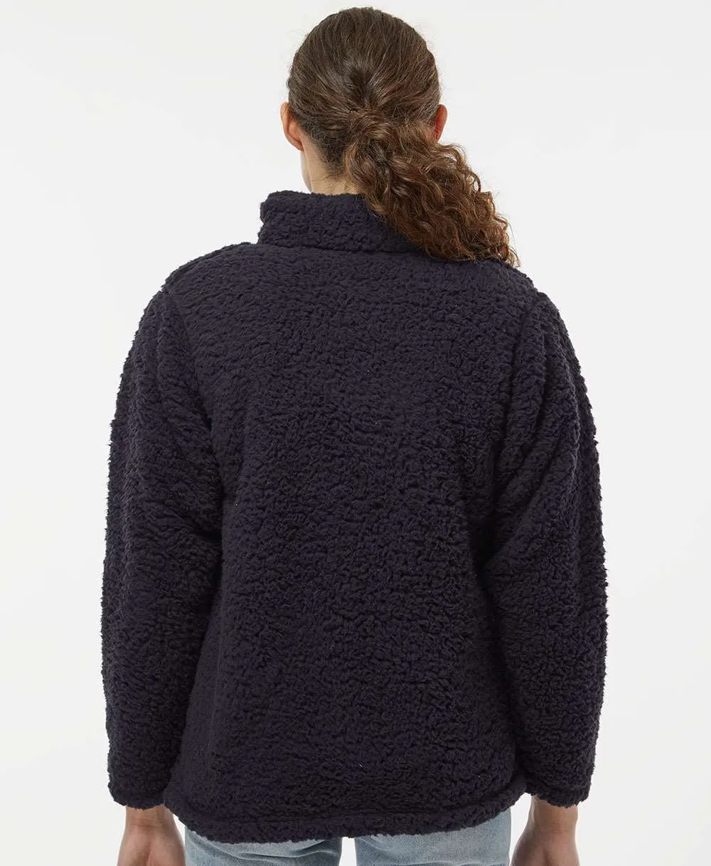 J. America Women’s Epic Sherpa Quarter-Zip Pullover