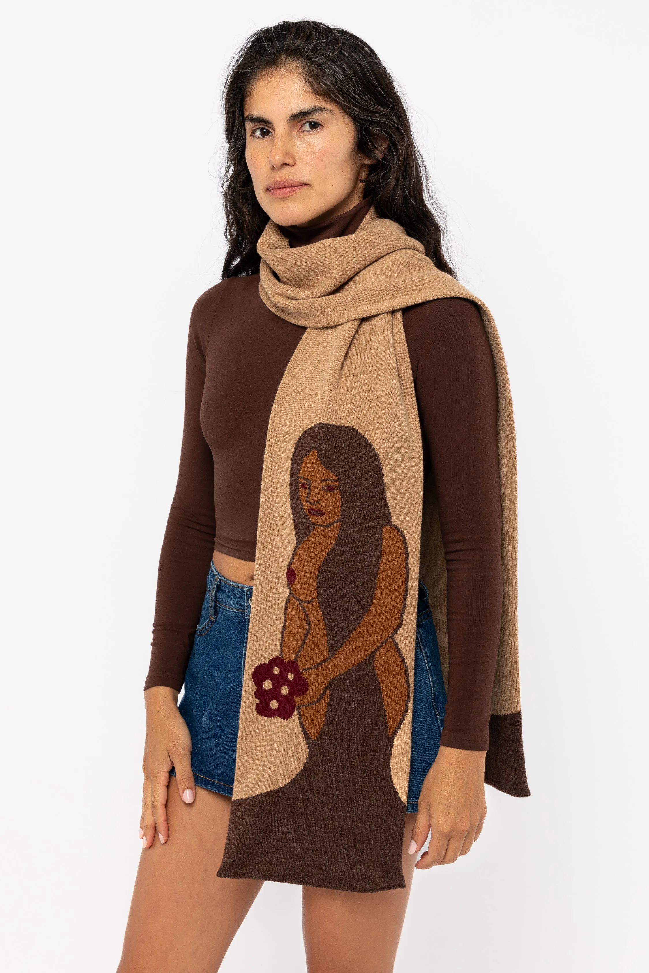 JQSCARF42 - Nude Woman Scarf