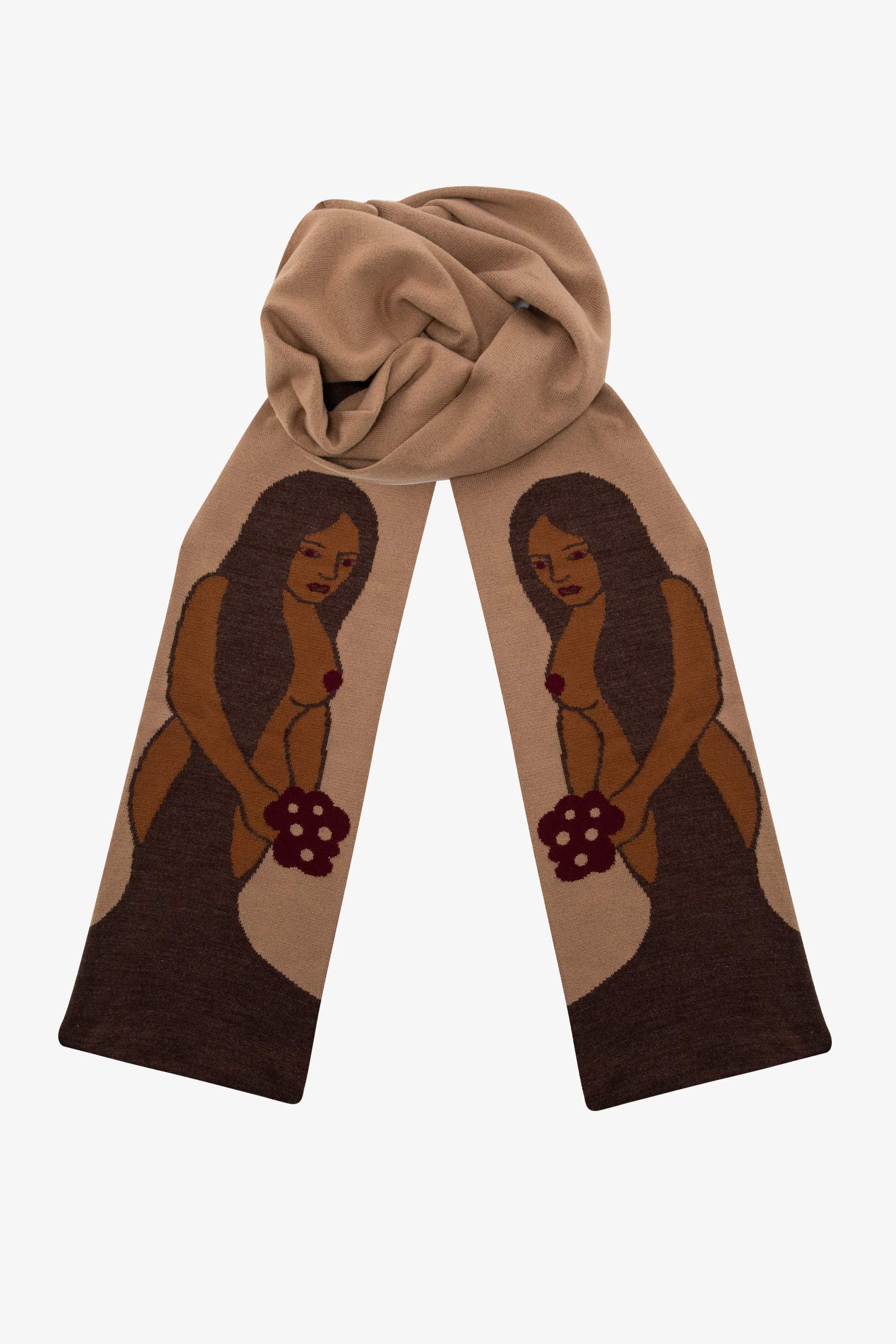 JQSCARF42 - Nude Woman Scarf