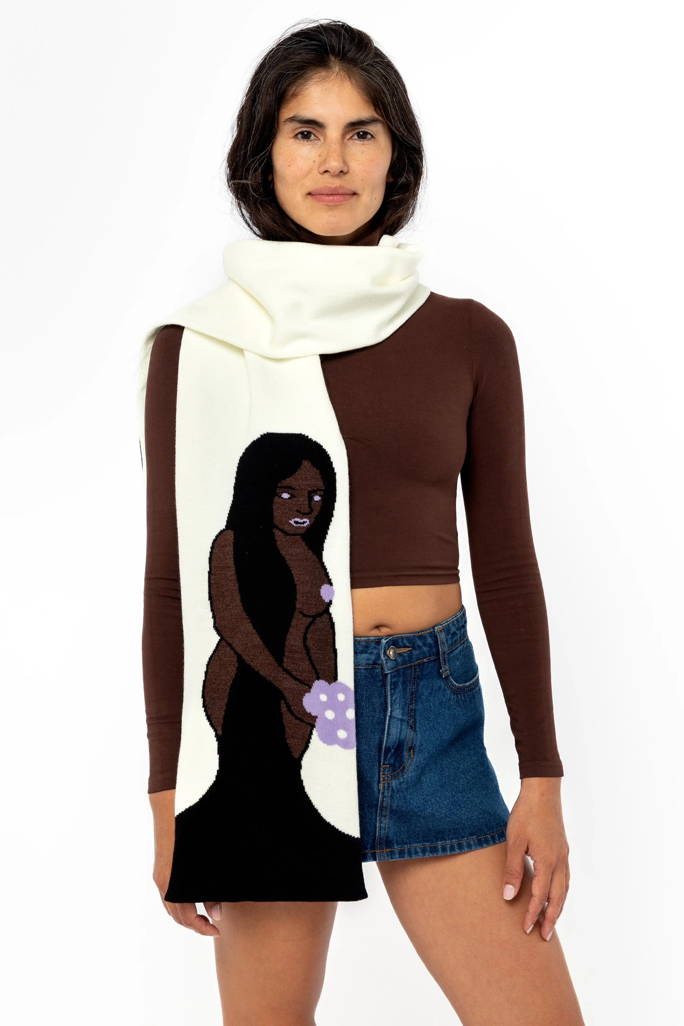 JQSCARF42 - Nude Woman Scarf