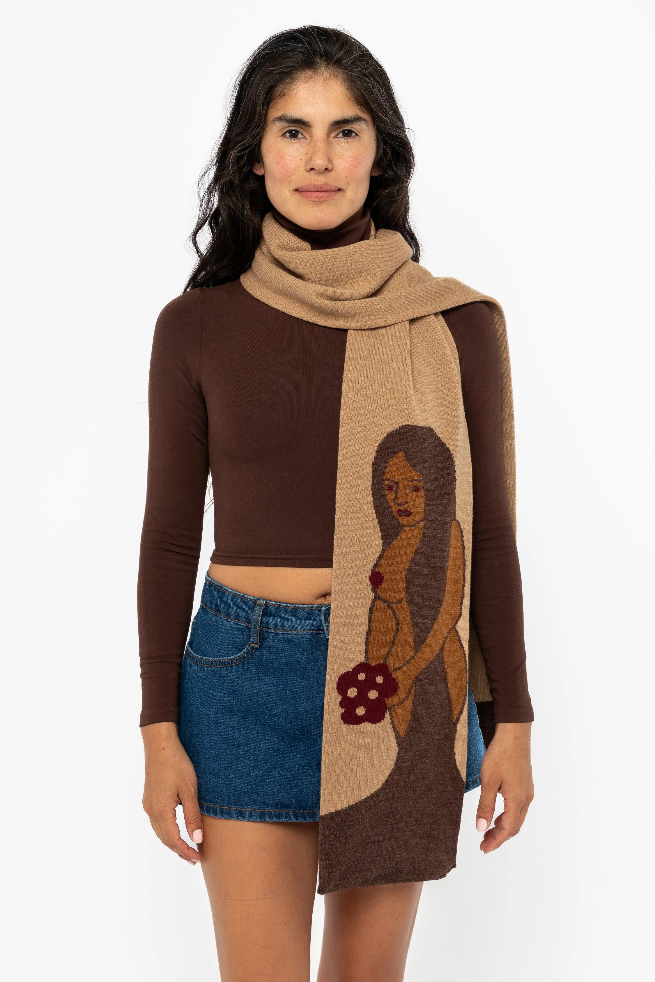 JQSCARF42 - Nude Woman Scarf