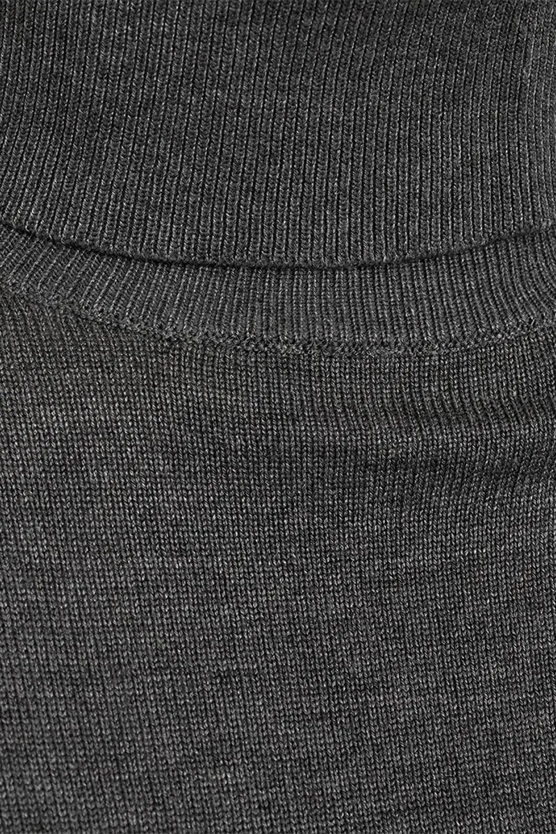 Katie Pullover | Dark grey melange | Strik fra Freequent