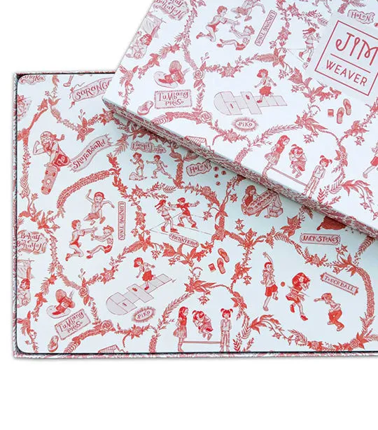 Laro Placemats and Coasters - Red