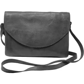 Latico Marcus Crossbody Black Leather