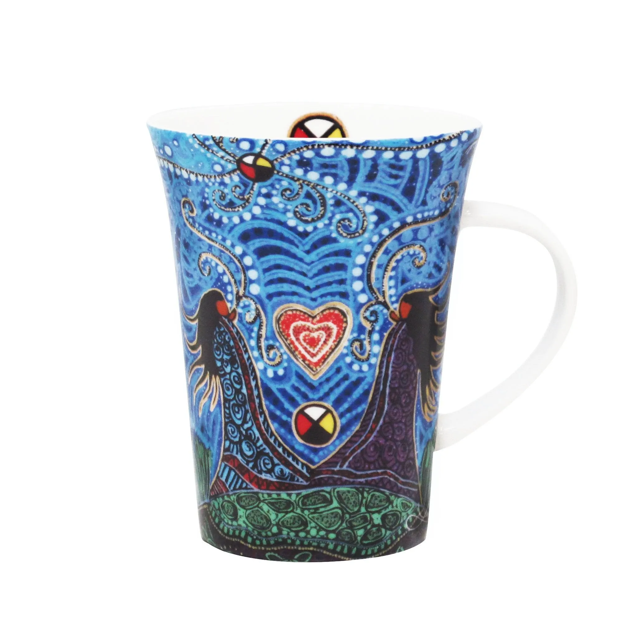 Leah Dorion Breath of Life Porcelain Mug