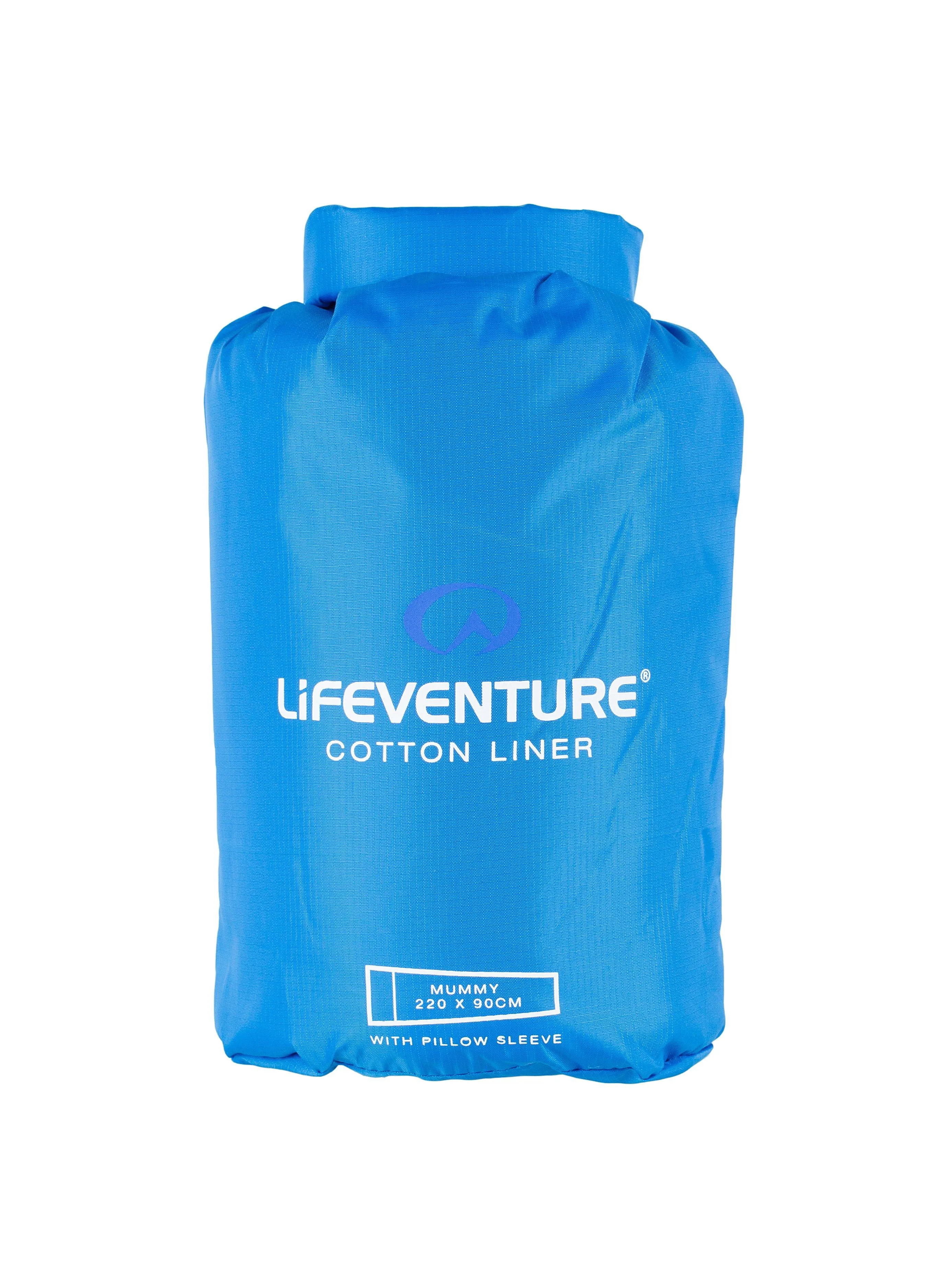 Lifeventure Cotton Mummy Sleeping Bag Liner | Sleeping Bag Liners | George Fisher