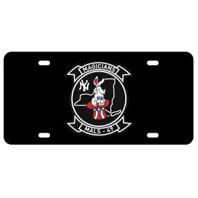 MALS-49 License Plate