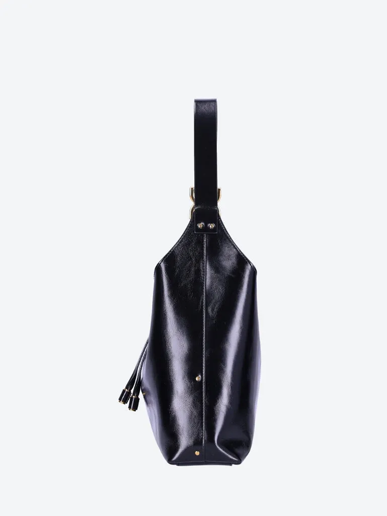 Marcie leather small hobo bag