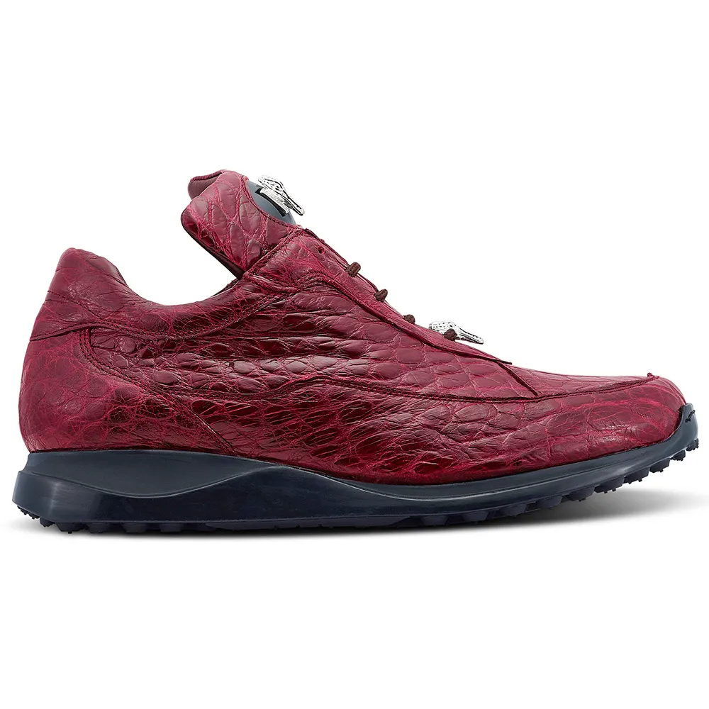 Mauri 8900/2 Alligator Sneakers Ruby Red