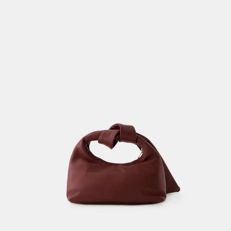 Mini Grace Bag - Anine Bing - Leather - Dark Cherry