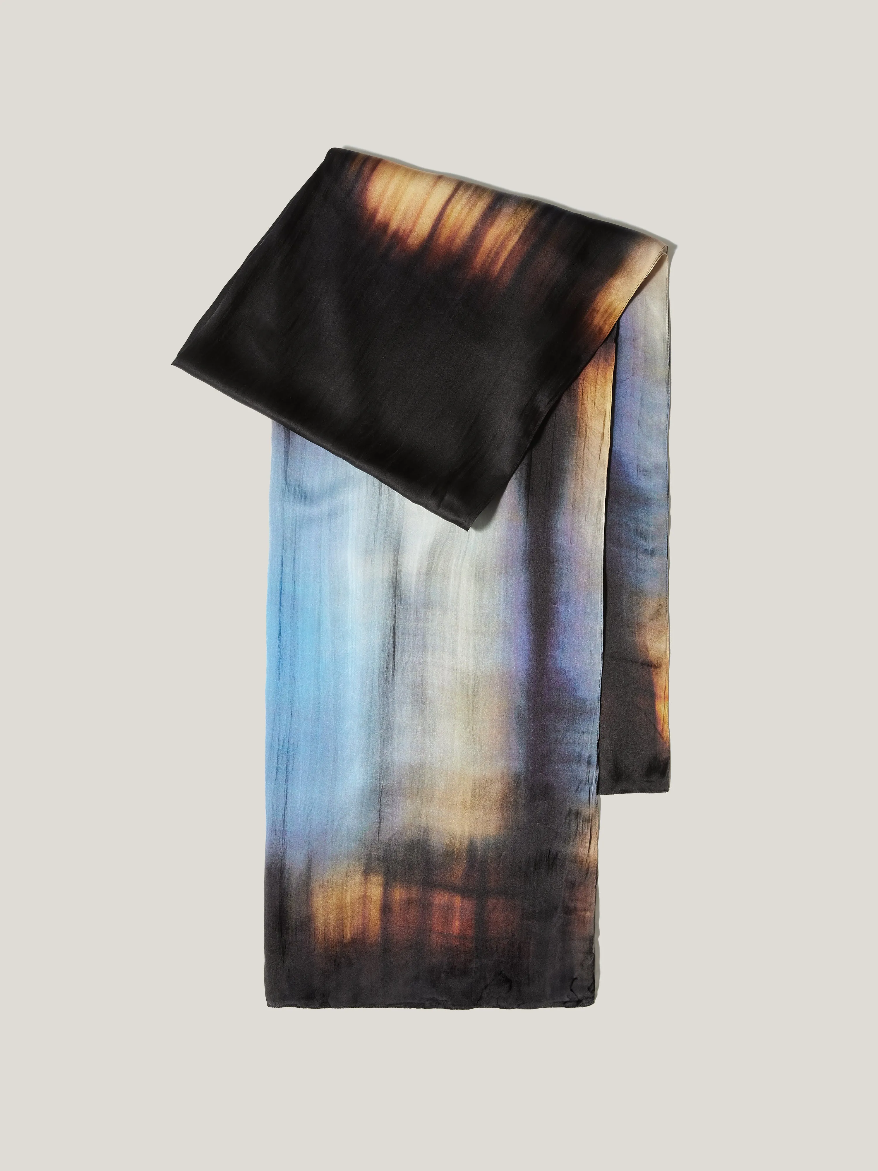 Modern Tie Dye Silk Scarf | Multi