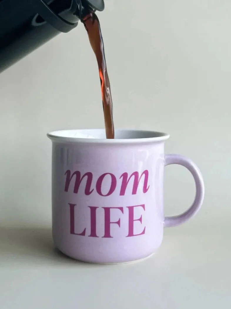 Mom Life Campfire Mug