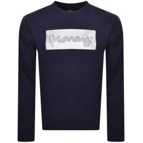 Money Gold Plate Sweatshirt Navy