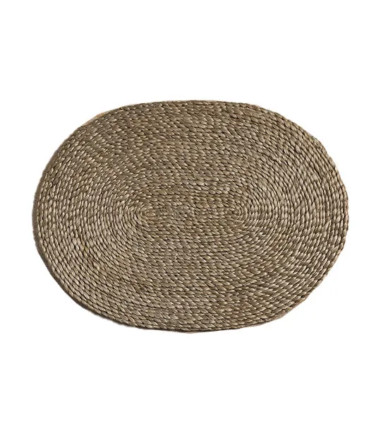 Mori Oval Coil Handwoven Jute Placemats