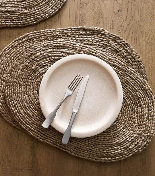 Mori Oval Coil Handwoven Jute Placemats