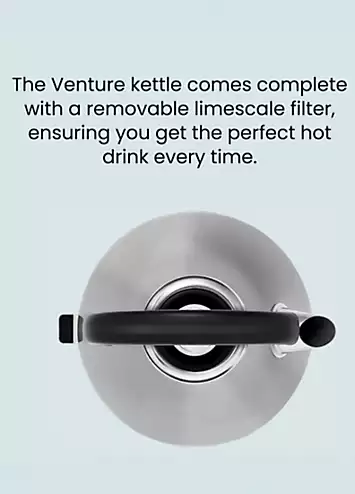 Morphy Richards Venture Brushed Pyramid Kettle - 100130 | Kaleidoscope