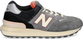 New Balance 574 panelled lace-up sneakers Grey