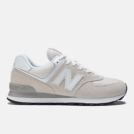 New Balance Big Kid’s 574 Core Nimbus Cloud with White