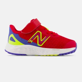 New Balance Toddler’s Fresh Foam Arishi v4 Red with Blue