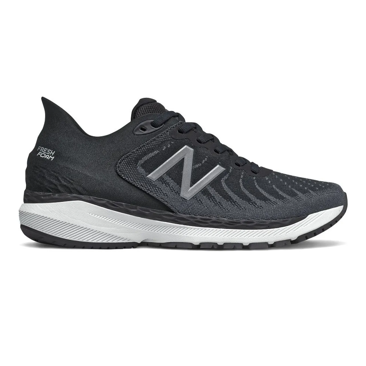 New Balance Women's Fresh Foam 860v11 - Black / White / Lead