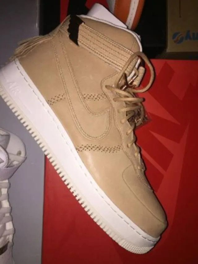 Nike Air Force 1 High SL Size 7.5 Vachetta Tan Sail 9194...