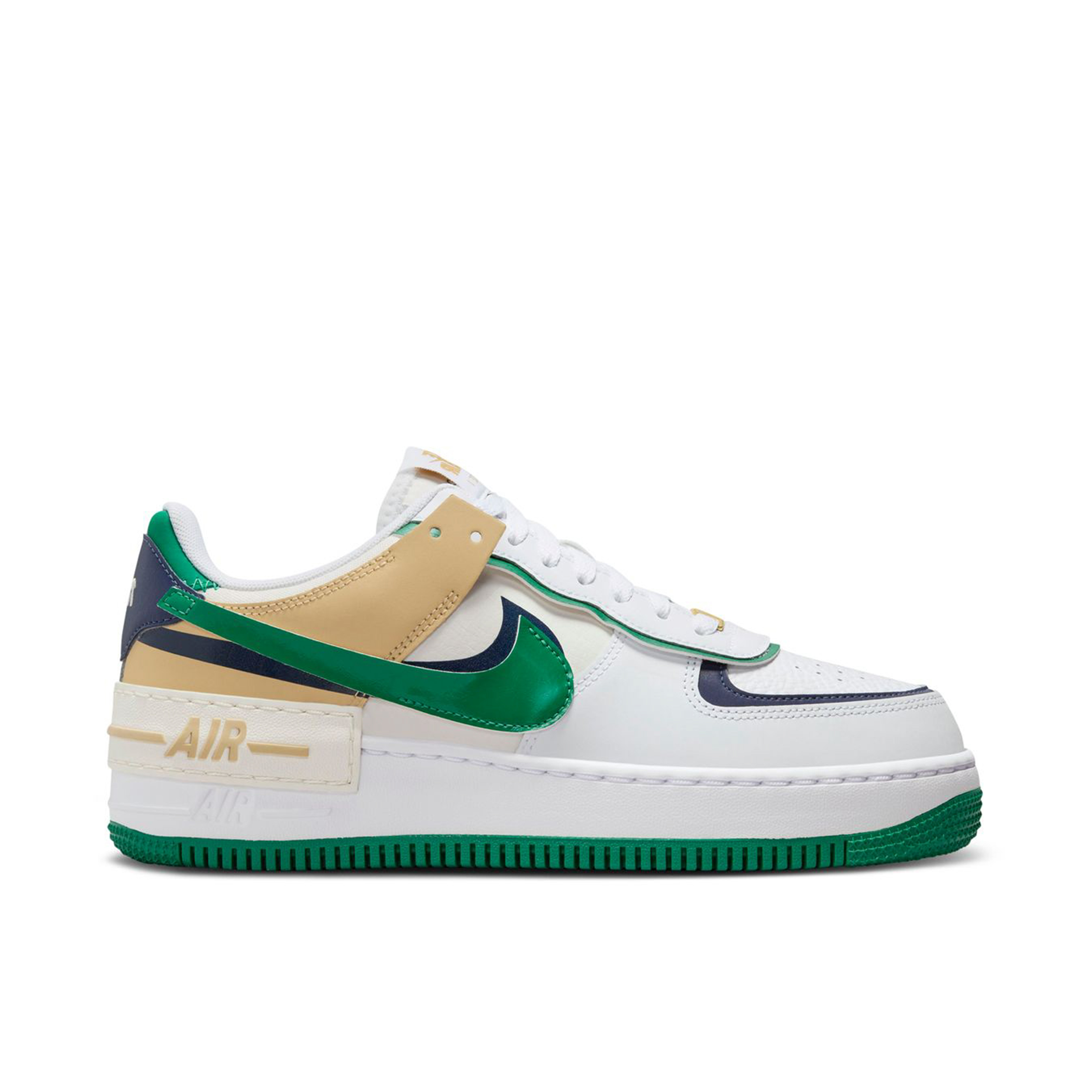 Nike Air Force 1 Low Shadow White Malachite Sesame Womens | DZ1847-102 | Laced