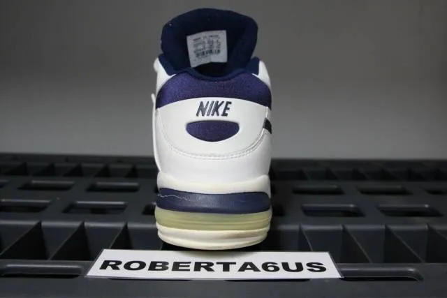 Nike Air Force Max B White Midnight Navy Rare Vintage 62...