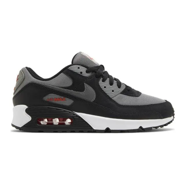 Nike Air Max 90 (Black Pewter Red/ Black/ Flat Pewter/ P...