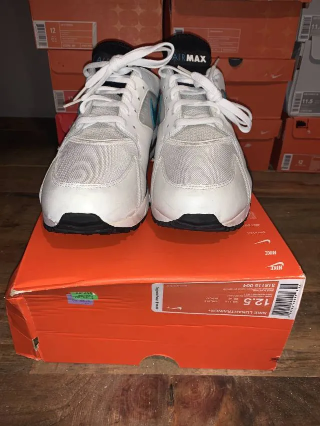 NIKE AIR MAX 93 WHITE AQUA SIZE 12