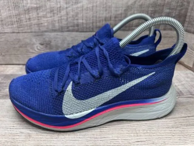 Nike Air Zoom Vaporfly 4% Blue Running AJ3857-400 Men Sz...