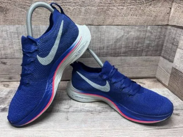 Nike Air Zoom Vaporfly 4% Blue Running AJ3857-400 Men Sz...